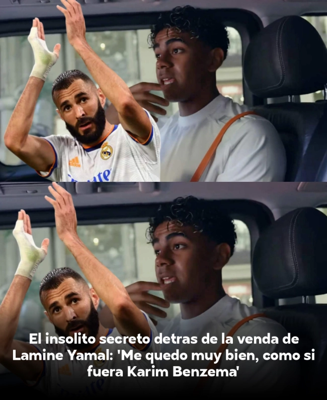 El insólito secreto detrás de la venda de Lamine Yamal: 'Me quedó muy bien, como si fuera Karim Benzema'