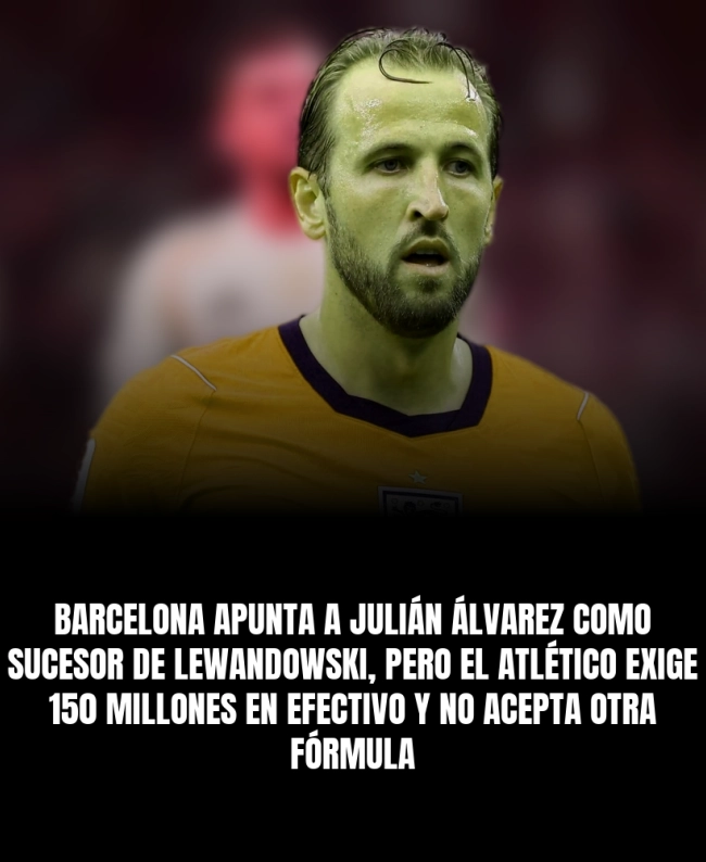 Barcelona apunta a Julián Álvarez como sucesor de Lewandowski, pero el Atlético exige 150 millones en efectivo y no acepta otra fórmula