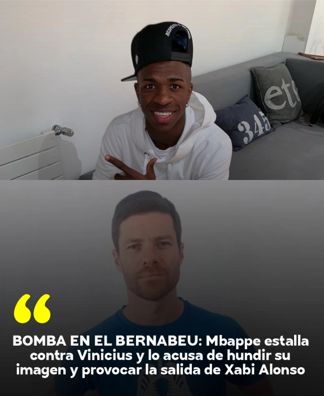 BOMBA EN EL BERNABÉU: Mbappé estalla contra Vinícius y lo acusa de hundir su imagen y provocar la salida de Xabi Alonso