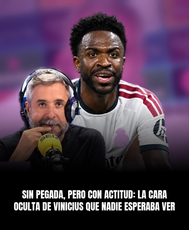 Sin pegada, pero con actitud: la cara oculta de Vinicius que nadie esperaba ver Sin pegada, pero con actitud: la cara oculta de Vinicius que nadie esperaba ver