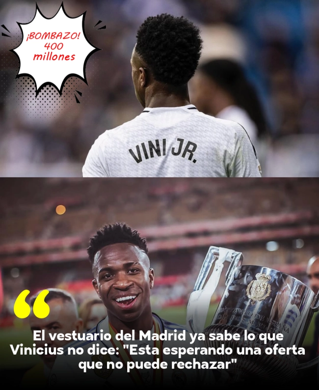 El vestuario del Madrid ya sabe lo que Vinicius no dice: 