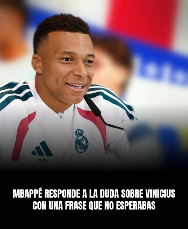 Mbappé responde a la duda sobre Vinicius con una frase que no esperabas Mbappé responde a la duda sobre Vinicius con una frase que no esperabas