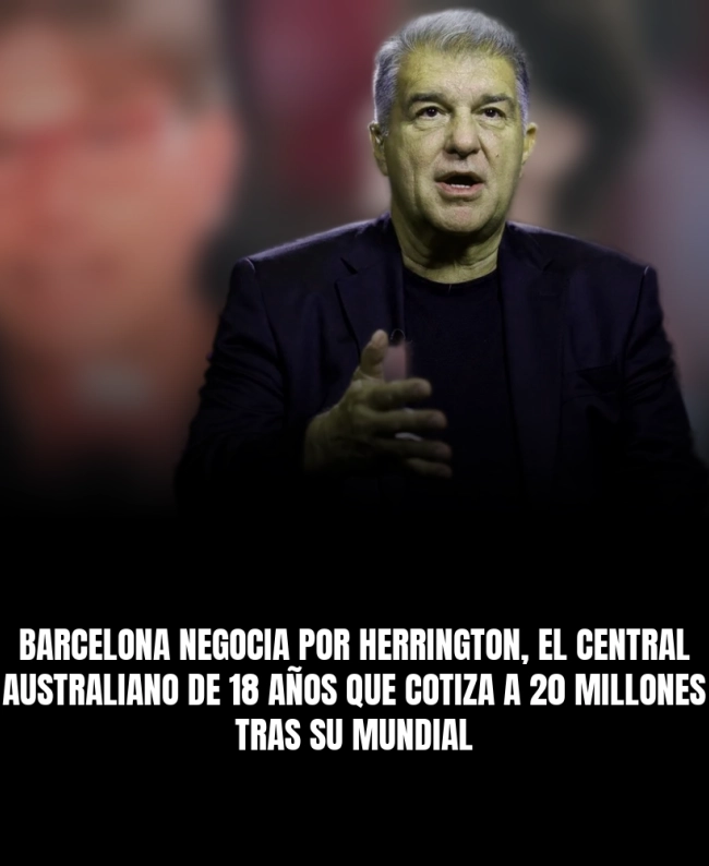 Barcelona negocia por Herrington, el central australiano de 18 años que cotiza a 20 millones tras su Mundial
