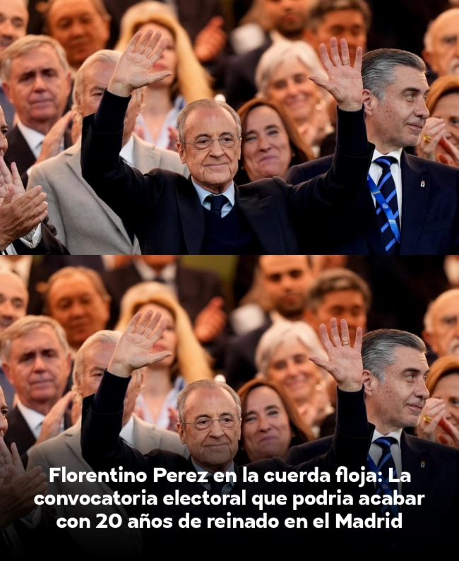 Florentino Pérez en la cuerda floja: La convocatoria electoral que podría acabar con 20 años de reinado en el Madrid