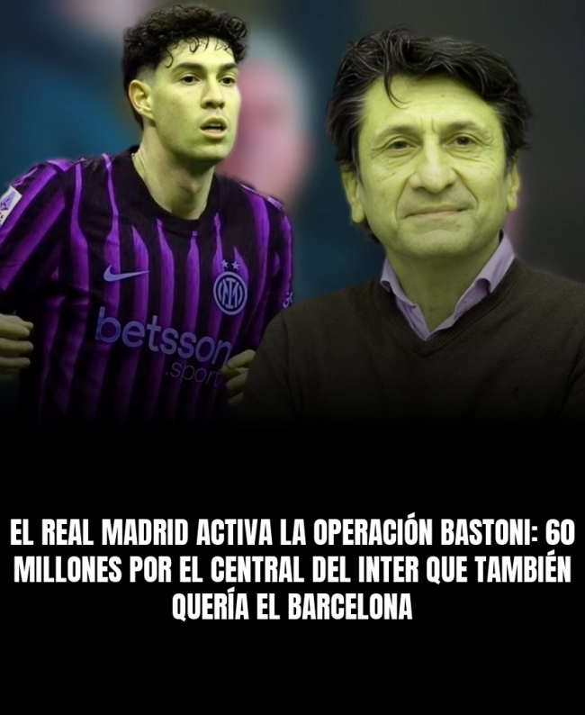 El Real Madrid activa la operación Bastoni: 60 millones por el central del Inter que también quería el Barcelona El Real Madrid activa la operación Bastoni: 60 millones por el central del Inter que también quería el Barcelona