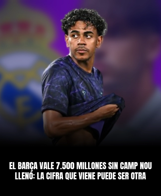 El Barça vale 7.500 millones sin Camp Nou lleno: la cifra que viene puede ser otra El Barça vale 7.500 millones sin Camp Nou lleno: la cifra que viene puede ser otra