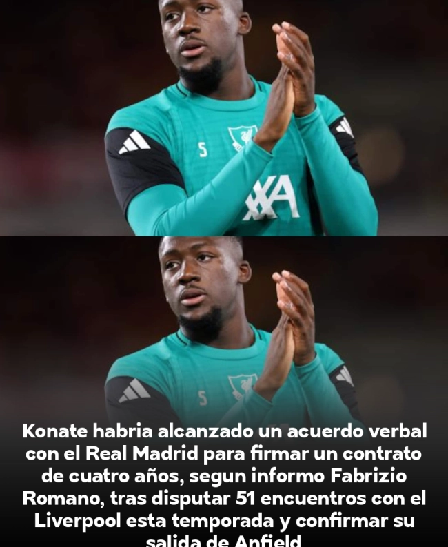 Bombazo: Konaté firma por cuatro años con el Real Madrid tras dejar el Liverpool