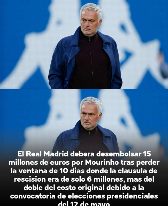 Bombazo: Real Madrid pagará el doble por Mourinho tras error millonario de Florentino Pérez Bombazo: Real Madrid pagará el doble por Mourinho tras error millonario de Florentino Pérez