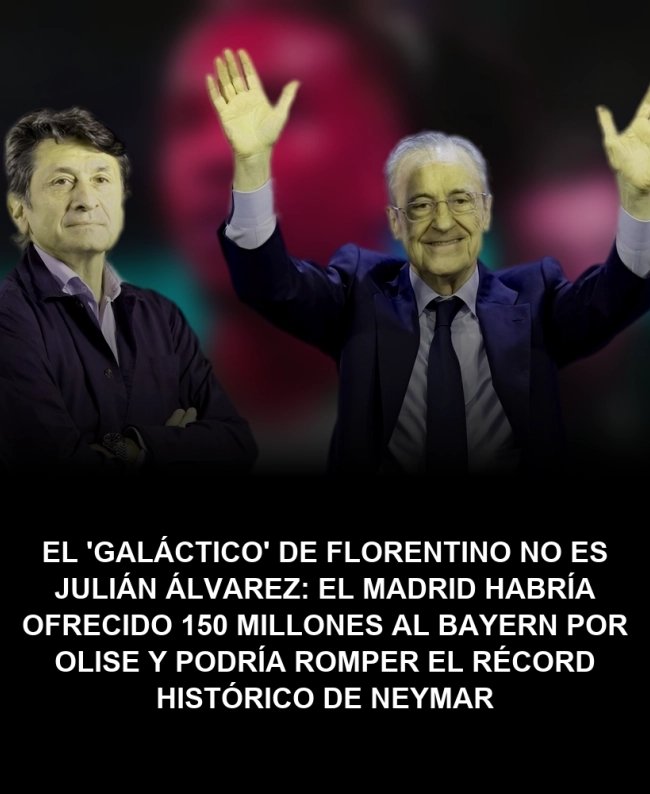 El 'galáctico' de Florentino no es Julián Álvarez: el Madrid habría ofrecido 150 millones al Bayern por Olise y podría romper el récord histórico de Neymar El 'galáctico' de Florentino no es Julián Álvarez: el Madrid habría ofrecido 150 millones al Bayern por Olise y podría romper el récord histórico de Neymar