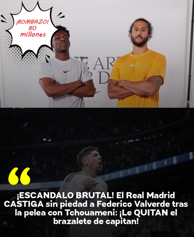 ¡ESCÁNDALO BRUTAL! El Real Madrid CASTIGA sin piedad a Federico Valverde tras la pelea con Tchouaméni: ¡Le QUITAN el brazalete de capitán!