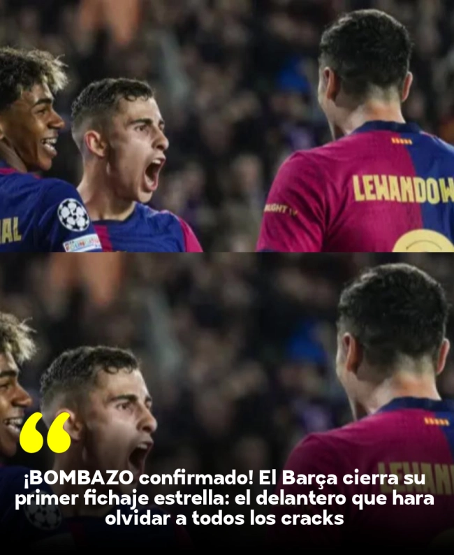 ¡BOMBAZO confirmado! El Barça cierra su primer fichaje estrella: el delantero que hará olvidar a todos los cracks