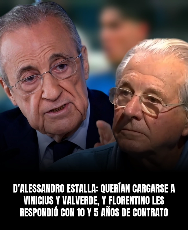 D'Alessandro estalla: Querían cargarse a Vinicius y Valverde, y Florentino les respondió con 10 y 5 años de contrato D'Alessandro estalla: Querían cargarse a Vinicius y Valverde, y Florentino les respondió con 10 y 5 años de contrato