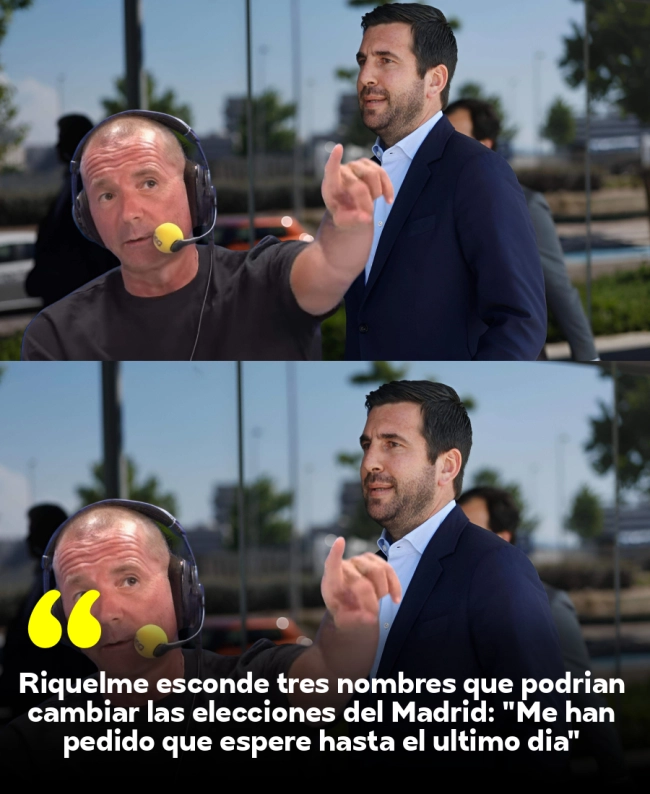 Riquelme esconde tres nombres que podrían cambiar las elecciones del Madrid: 