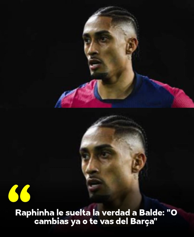 Raphinha le suelta la verdad a Balde: