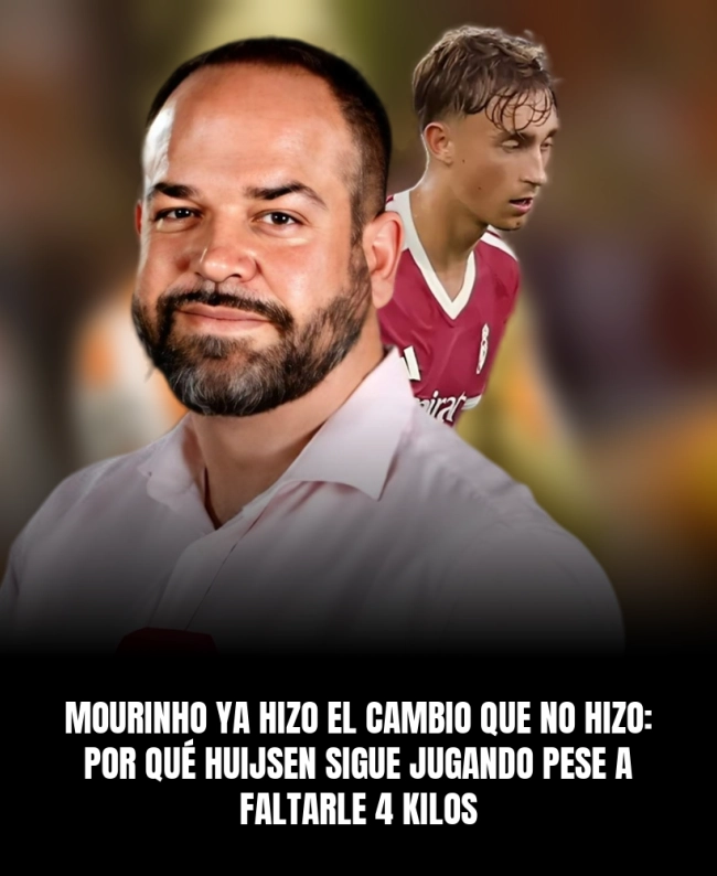 Mourinho ya hizo el cambio que no hizo: por qué Huijsen sigue jugando pese a faltarle 4 kilos Mourinho ya hizo el cambio que no hizo: por qué Huijsen sigue jugando pese a faltarle 4 kilos
