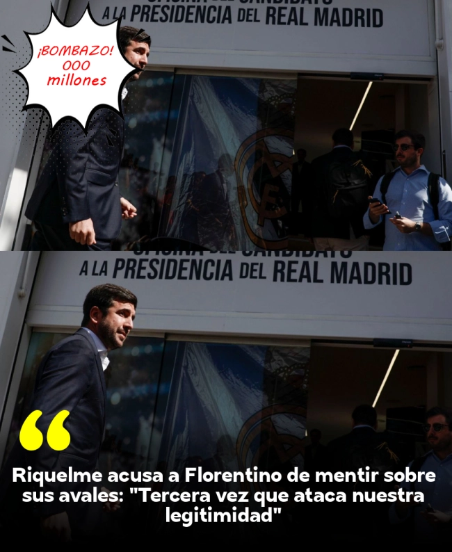 Riquelme acusa a Florentino de mentir sobre sus avales: 