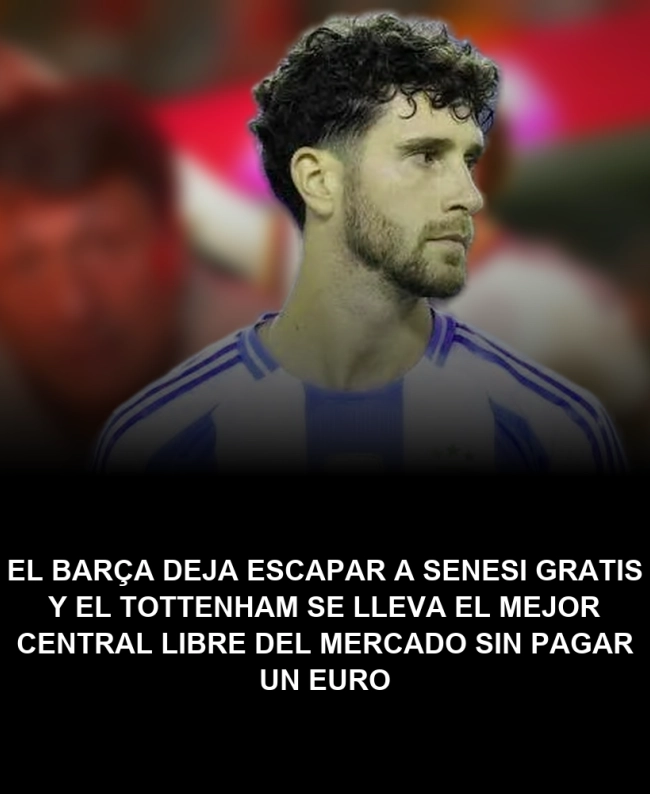 El Barça deja escapar a Senesi gratis y el Tottenham se lleva el mejor central libre del mercado sin pagar un euro