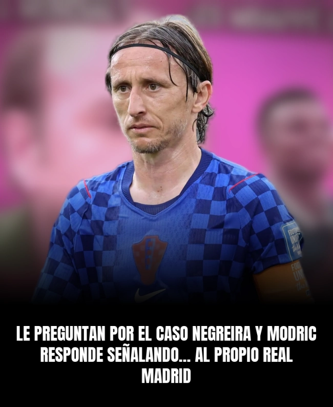 Le preguntan por el caso Negreira y Modric responde señalando... al propio Real Madrid Le preguntan por el caso Negreira y Modric responde señalando... al propio Real Madrid