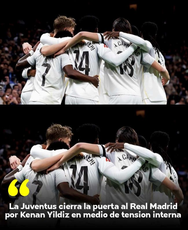 La Juventus cierra la puerta al Real Madrid por Kenan Yildiz en medio de tensión interna La Juventus cierra la puerta al Real Madrid por Kenan Yildiz en medio de tensión interna