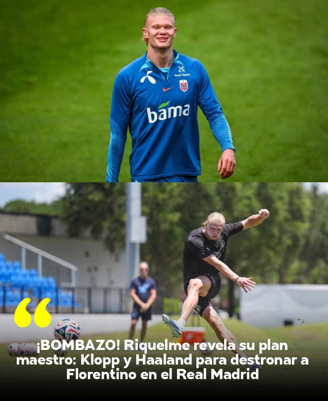 ¡BOMBAZO! Riquelme revela su plan maestro: Klopp y Haaland para destronar a Florentino en el Real Madrid ¡BOMBAZO! Riquelme revela su plan maestro: Klopp y Haaland para destronar a Florentino en el Real Madrid