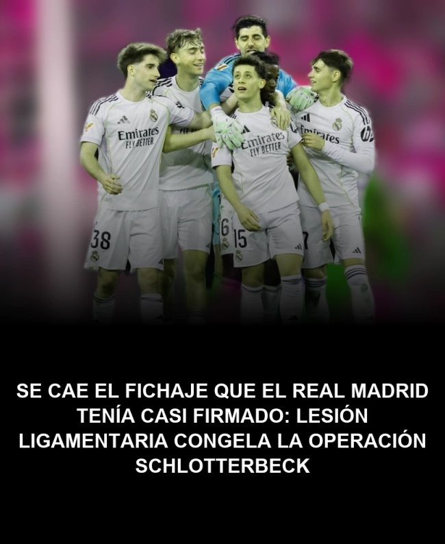 Se cae el fichaje que el Real Madrid tenía casi firmado: lesión ligamentaria congela la operación Schlotterbeck Se cae el fichaje que el Real Madrid tenía casi firmado: lesión ligamentaria congela la operación Schlotterbeck
