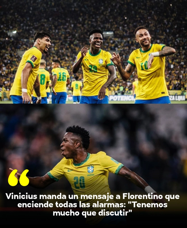 Vinicius manda un mensaje a Florentino que enciende todas las alarmas: 