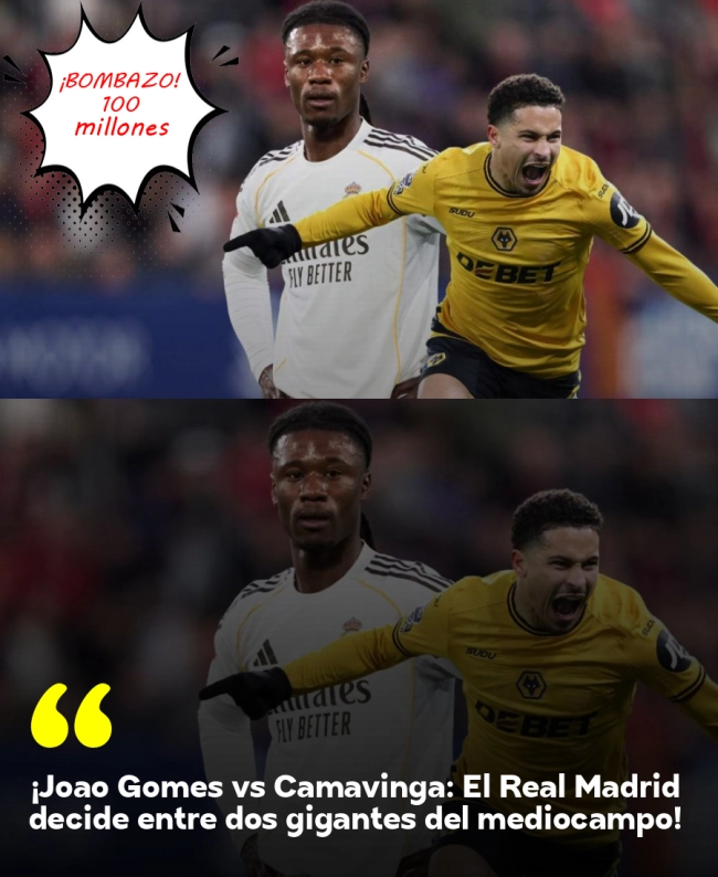 ¡Joao Gomes vs Camavinga: El Real Madrid decide entre dos gigantes del mediocampo! ¡Joao Gomes vs Camavinga: El Real Madrid decide entre dos gigantes del mediocampo!
