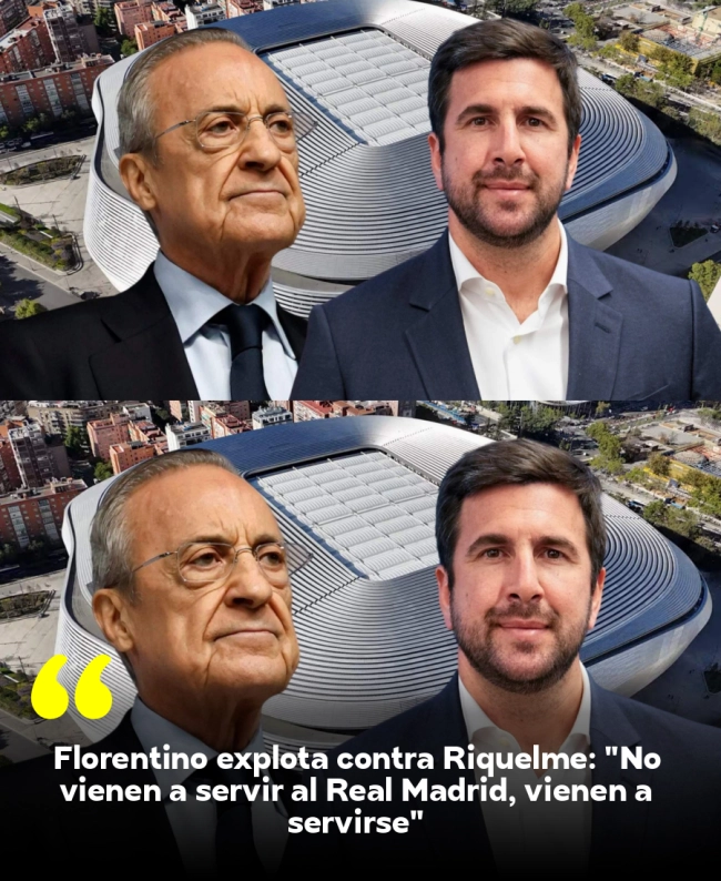 Florentino explota contra Riquelme: 