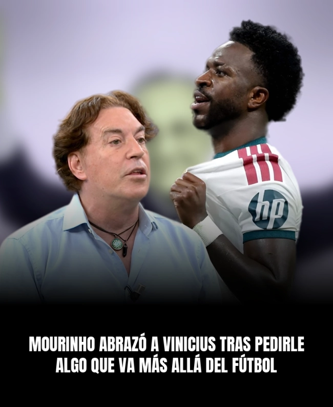 Mourinho abrazó a Vinicius tras pedirle algo que va más allá del fútbol Mourinho abrazó a Vinicius tras pedirle algo que va más allá del fútbol