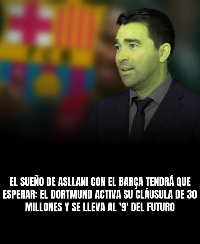 El sueño de Asllani con el Barça tendrá que esperar: el Dortmund activa su cláusula de 30 millones y se lleva al '9' del futuro