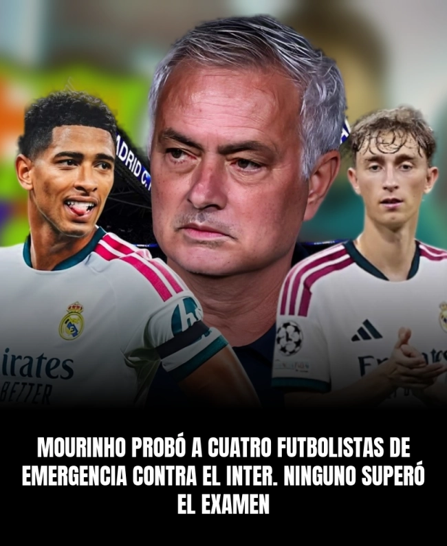 Mourinho probó a cuatro futbolistas de emergencia contra el Inter. Ninguno superó el examen Mourinho probó a cuatro futbolistas de emergencia contra el Inter. Ninguno superó el examen