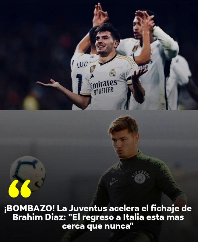 ¡BOMBAZO! La Juventus acelera el fichaje de Brahim Díaz: 
