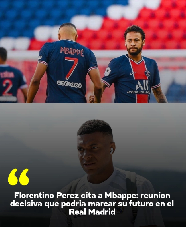 Florentino Pérez cita a Mbappé: reunión decisiva que podría marcar su futuro en el Real Madrid Florentino Pérez cita a Mbappé: reunión decisiva que podría marcar su futuro en el Real Madrid