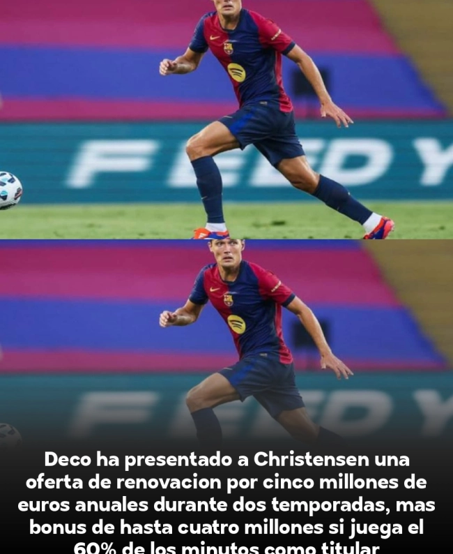 Deco lanza oferta millonaria a Christensen: 5M€ más bonus por rendimiento