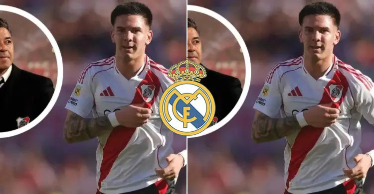 La amenaza de Gallardo a Mastantuono antes del debut de River Plate: 