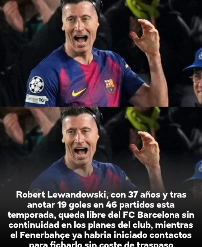 Bombazo: Lewandowski sale libre del Barça y el Fenerbahçe ya negocia su fichaje a coste cero Bombazo: Lewandowski sale libre del Barça y el Fenerbahçe ya negocia su fichaje a coste cero