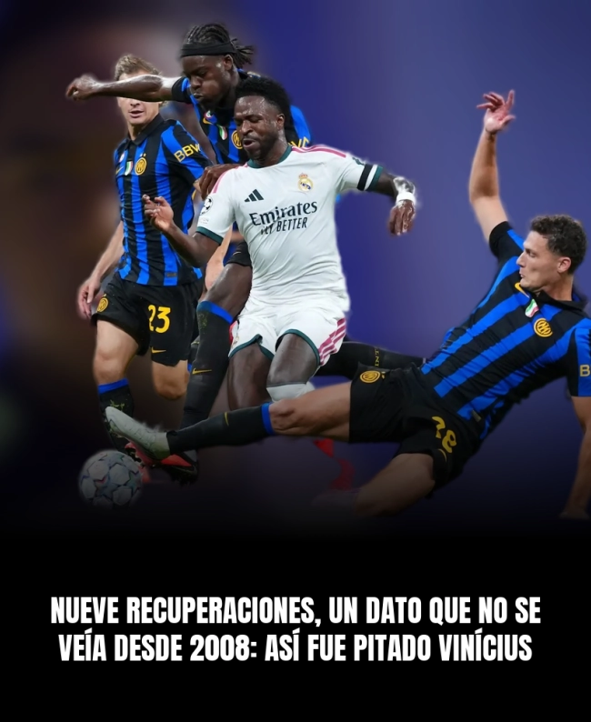 Nueve recuperaciones, un dato que no se veía desde 2008: así fue pitado Vinícius Nueve recuperaciones, un dato que no se veía desde 2008: así fue pitado Vinícius