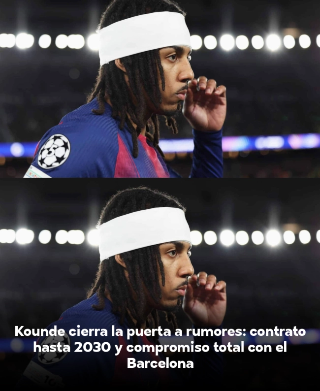Koundé cierra la puerta a rumores: contrato hasta 2030 y compromiso total con el Barcelona