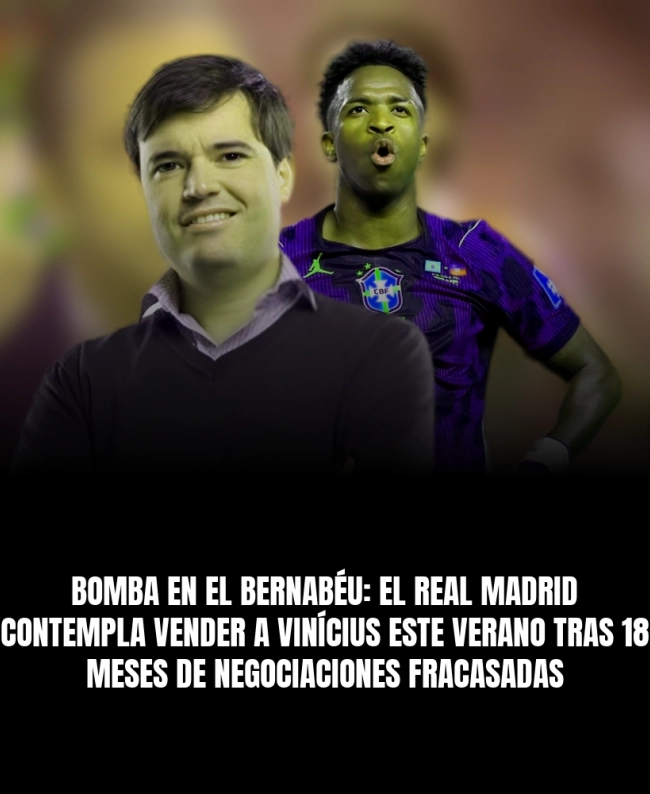 BOMBA en el Bernabéu: El Real Madrid contempla vender a Vinícius este verano tras 18 meses de negociaciones fracasadas