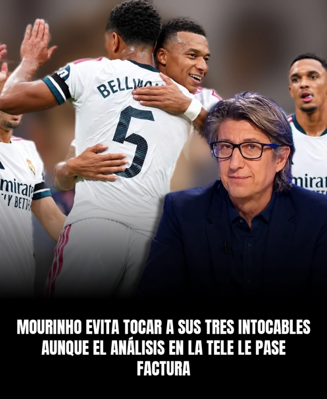 Mourinho evita tocar a sus tres intocables aunque el análisis en la tele le pase factura