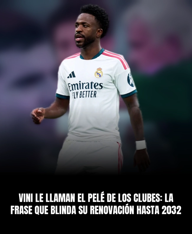 Vini le llaman el Pelé de los clubes: la frase que blinda su renovación hasta 2032 Vini le llaman el Pelé de los clubes: la frase que blinda su renovación hasta 2032