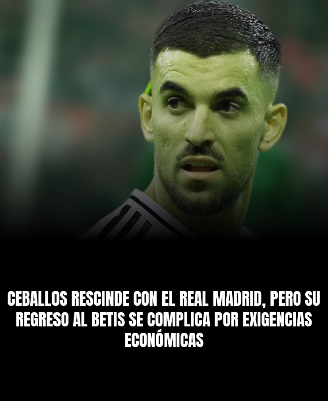 Ceballos rescinde con el Real Madrid, pero su regreso al Betis se complica por exigencias económicas