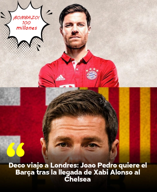 Deco viajó a Londres: João Pedro quiere el Barça tras la llegada de Xabi Alonso al Chelsea