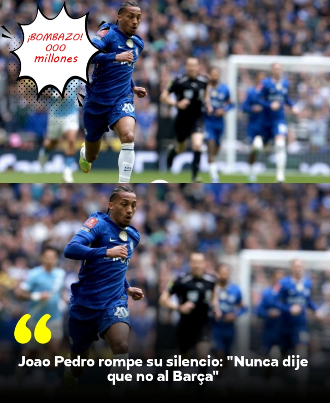 Joao Pedro rompe su silencio: 