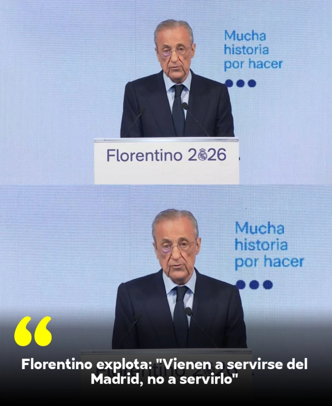 Florentino explota: