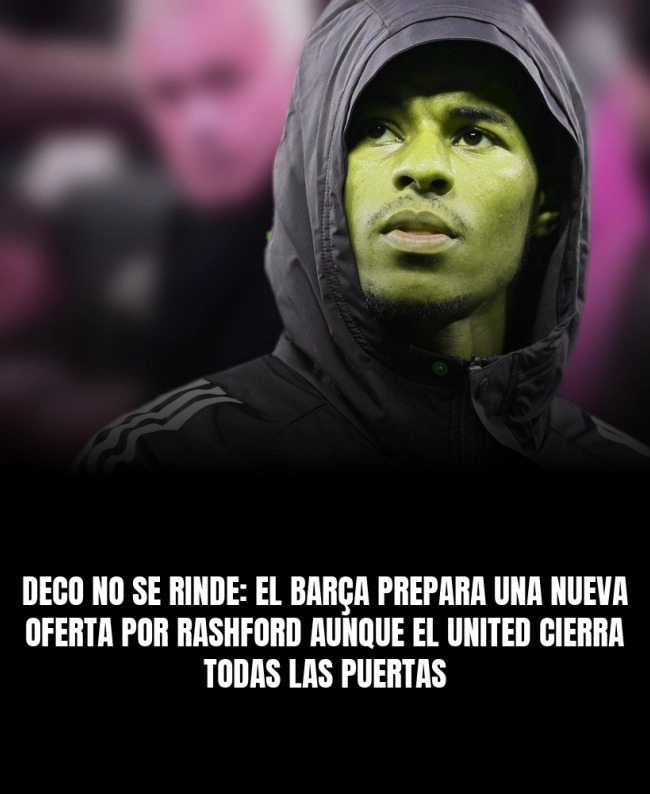 Deco no se rinde: el Barça prepara una nueva oferta por Rashford aunque el United cierra todas las puertas