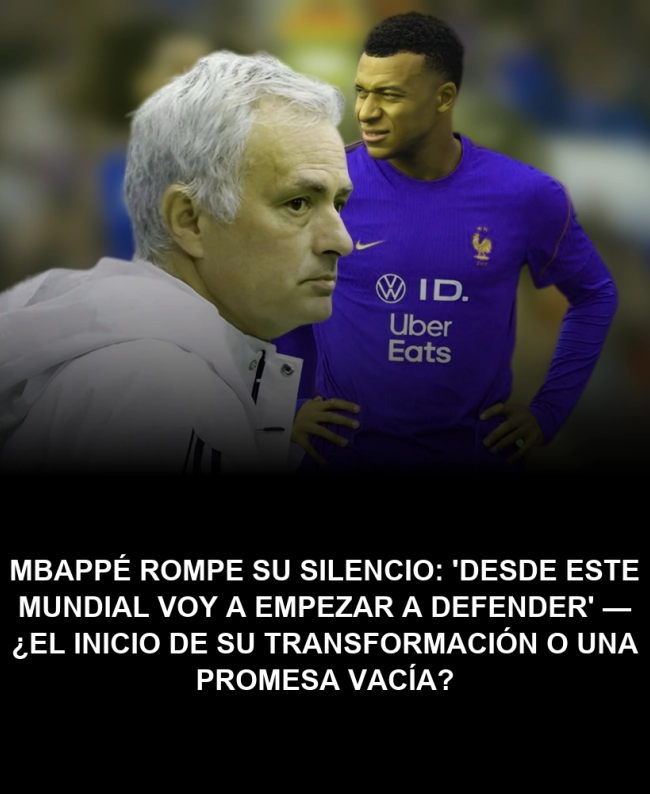 Mbappé rompe su silencio: 'Desde este Mundial voy a empezar a defender' — ¿El inicio de su transformación o una promesa vacía? Mbappé rompe su silencio: 'Desde este Mundial voy a empezar a defender' — ¿El inicio de su transformación o una promesa vacía?