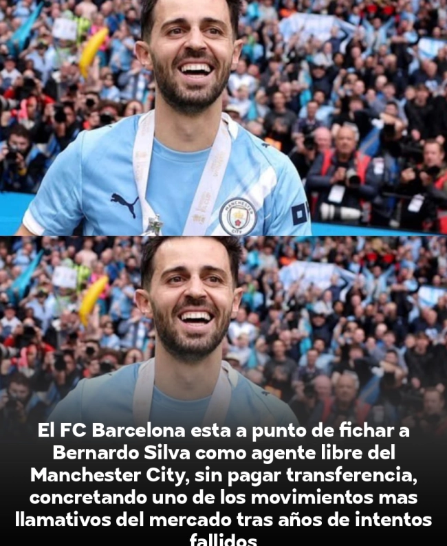 BOMBAZO: Bernardo Silva llega GRATIS al Barça desde el Manchester City - Pep Guardiola pierde a su estrella BOMBAZO: Bernardo Silva llega GRATIS al Barça desde el Manchester City - Pep Guardiola pierde a su estrella