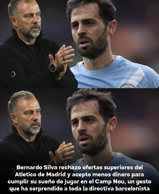 Bernardo Silva rechaza ofertas millonarias y acepta menos dinero para fichar por el Barça: Flick da el sí definitivo Bernardo Silva rechaza ofertas millonarias y acepta menos dinero para fichar por el Barça: Flick da el sí definitivo
