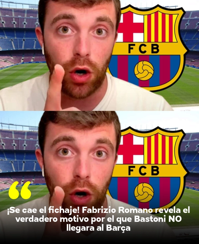 ¡Se cae el fichaje! Fabrizio Romano revela el verdadero motivo por el que Bastoni NO llegará al Barça ¡Se cae el fichaje! Fabrizio Romano revela el verdadero motivo por el que Bastoni NO llegará al Barça
